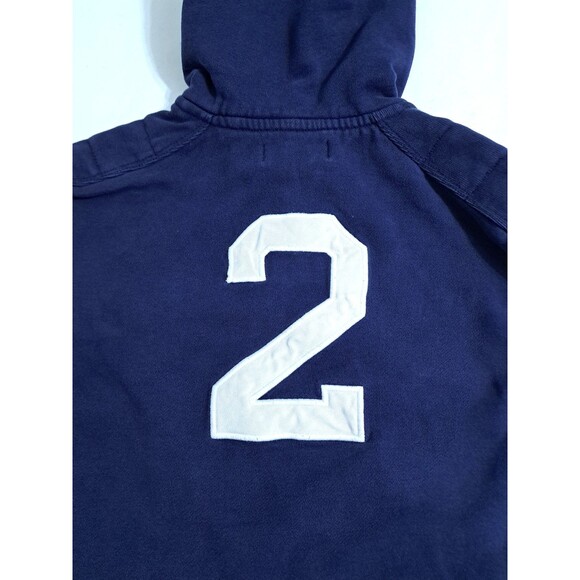 Polo Ralph Lauren Hoodie #2 Sweatshirt Men's Medium Pony Logo Rugby Y2K 67 Blue - Picture 8 of 12